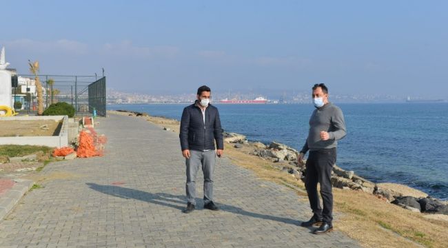 Altınova Sahili sil baştan yenileniyor