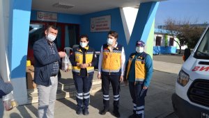 Arıcılardan 112 Acil çalışanlarına ballı jest