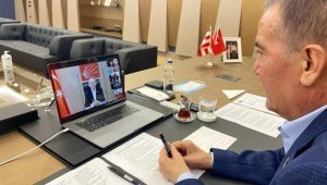 Başkan Böcek Kılıçdaroğlu başkanlığındaki çevrim içi toplantıya katıldı