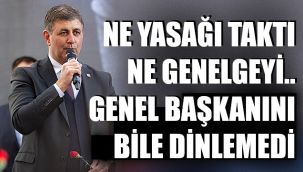 Başkan yasağa rağmen 3 çalışanı attı