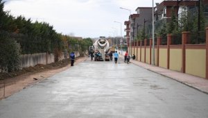 Bereket Sokak'ta üst yapı çalışmaları tamamlandı