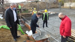 Burhaniye'de meyve kurutma tesisinin temeli atıldı