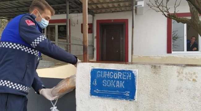 Çan Belediyesi karantinadaki vatandaşları yalnız bırakmıyor