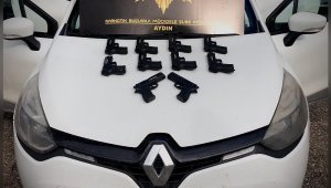 Cephanelik gibi otomobil polise takıldı