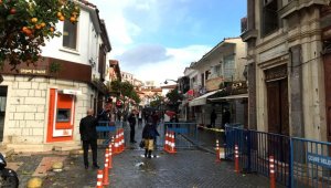 Çeşme Çarşısı girişlerinde korona denetimi