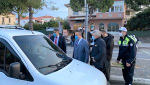 Çeşme'de sürücülere 'öncelik yayanın' uyarısı