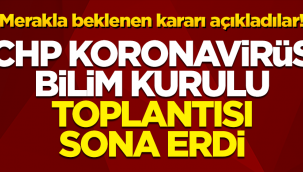 CHP COVID-19 Danışma Kurulu'ndan hükümete çağrı