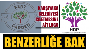 CHP'li Karşıyaka Belediyesi restoranının logosunda HDP amblemi!