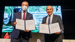 Çiğli Tramvayı'nda yapım sözleşmesi imzalandı