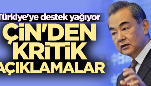 Çin'den kritik açıklama