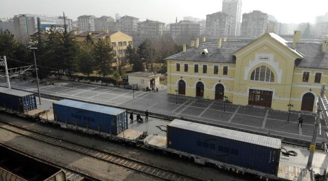 Çin'e giden ikinci ihracat treni Kayseri'de