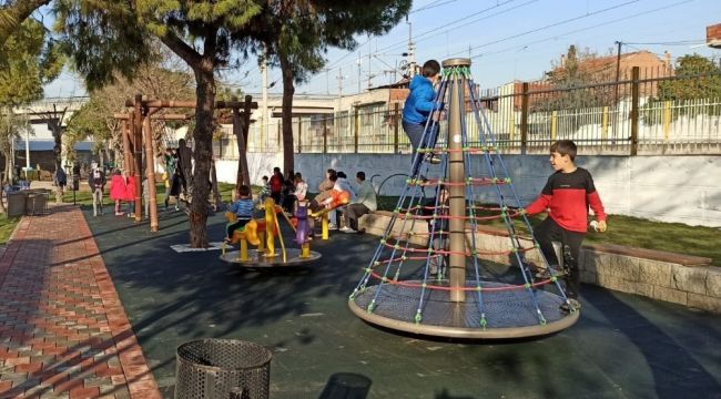 Çocuklar park istedi, Başkan Batur yaptı
