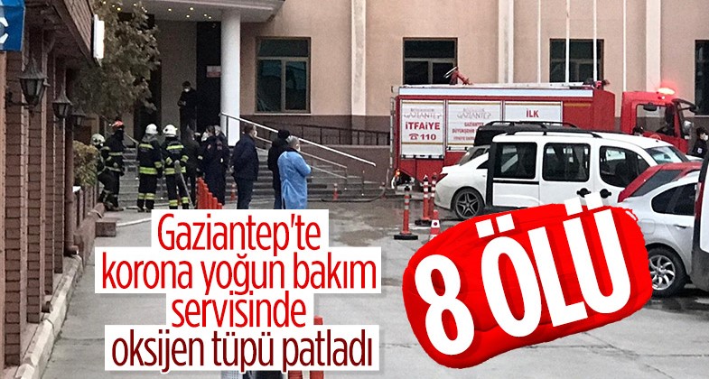 COVİD 19 yoğun bakım ünitesinde patlama: 8 ölü