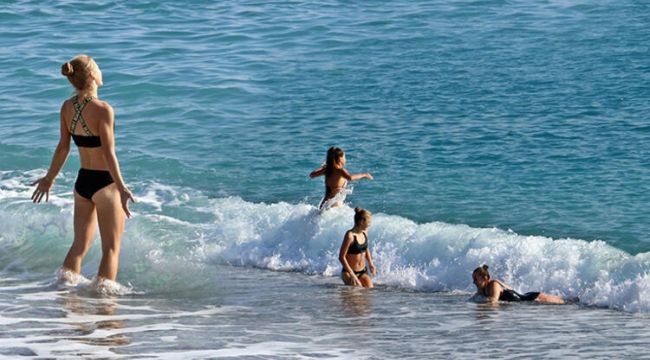 Dünyaca ünlü sahil onlara kaldı