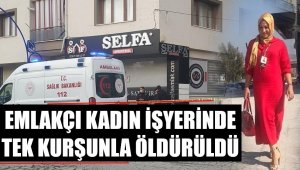 Emlakçıda dehşet anları