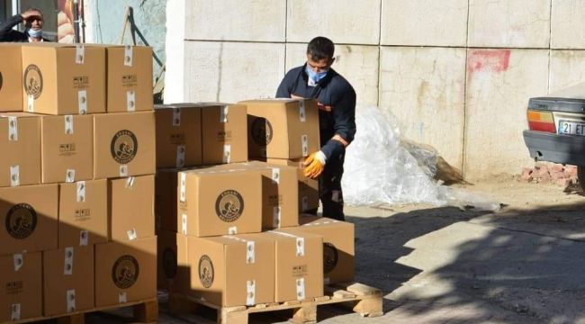 Ergani Belediyesi taziye paketi uygulamasını hayata geçirdi