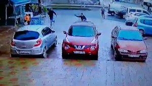 Film seti değil gerçek... Sokak ortasında çatışma