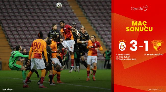 Galatasaray: 3 - Göztepe: 1