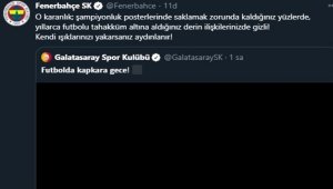 Galatasaray paylaştı, Fenerbahçe cevap verdi