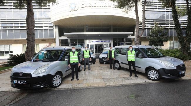 Gaziemir Belediyesi'nden filyasyon ekiplerine ulaşım desteği