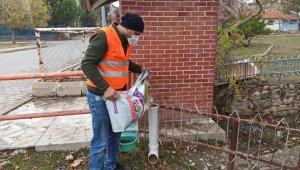 Gediz Belediyesi sokak hayvanlarını unutmadı
