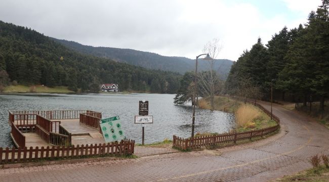 Gölcük Tabiat Parkı, sokağa çıkma yasağında sessizliğe büründü