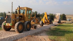 Haliliye kırsalında yeni yapılan yollar hizmete sunuluyor
