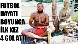 Hatayspor'un 4 golünü attı, tarihe geçti