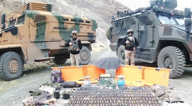 İşte terör örgütünün cephaneliği