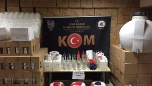 İzmir'de sahte etil alkol imalathanesi