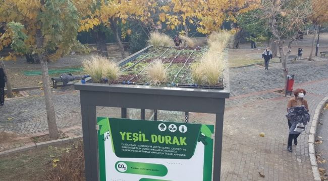 İzmir'deki 'doğa dostu' durak
