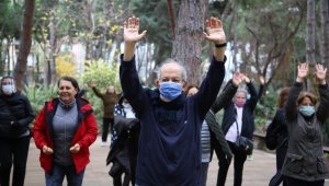 Kadıköy'de pandemi sürecinde açık havada spor zamanı
