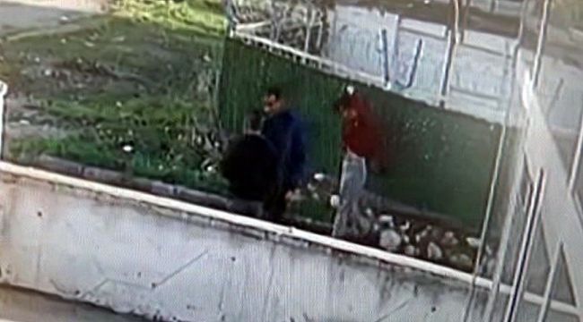 Kadına yönelik şiddet güvenlik kameralarına yansıdı