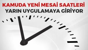 Kamuda 6 saat çalışma sistemine geçiliyor