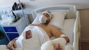 Kayınpeder dehşeti kamerada