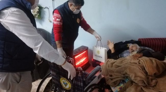 Kimsesiz yaşlı adama Başkan Kocaispir sahip çıktı