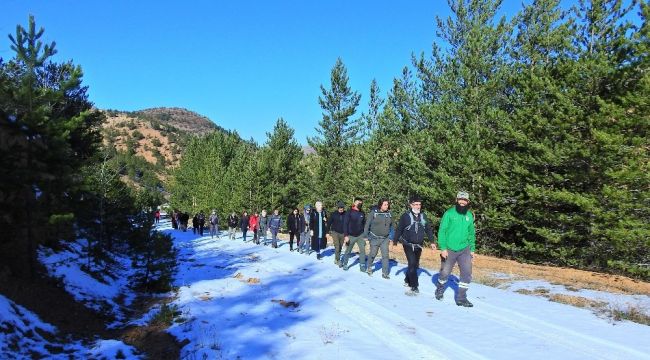 Kısıtlamalar öncesi son doğa yürüyüşünü gerçekleştirdiler