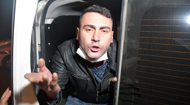 Kısıtlamaya uymayan alkollü sürücü maskesini çıkartıp..