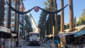 Konak'ta palmiyelere enjeksiyonlu koruma