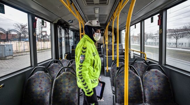 Konya'da kurallara uymayan 2 bin 690 sürücüye ceza