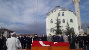Kore gazisi, askeri törenle son yolculuğuna uğurlandı