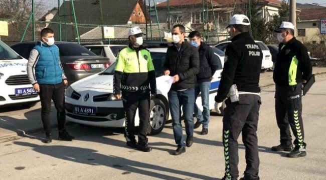 Korona olan baba-oğul çevirmede yakalandı