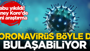 Koronavirüs böyle de bulaşabiliyor