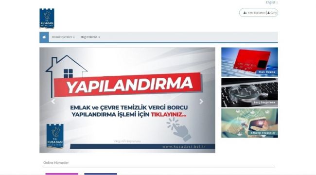 Kuşadası Belediyesi'nde online ödeme kolaylığı