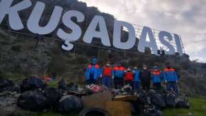 Kuşadası'nda kısıtlamada temizlik seferberliği