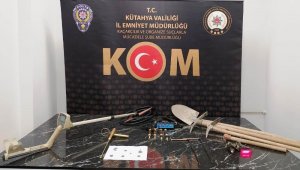Kütahya'da tarihi eser kaçakçılığı operasyonu