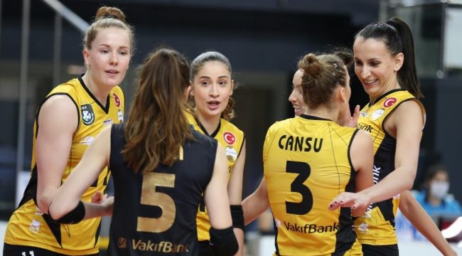 Lider VakıfBank erteleme maçında galip