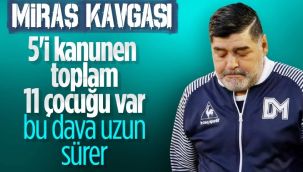 Maradona'nın mirası ortalığı karıştırdı