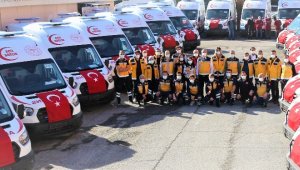Mersin, 24 yeni ambulansa kavuştu