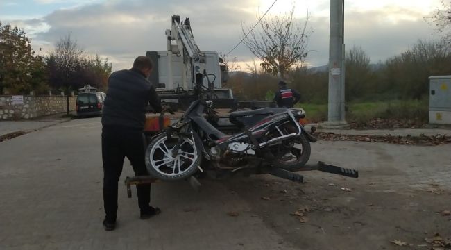 Motosiklet tutkusu 19 yaşındaki gencin sonu oldu